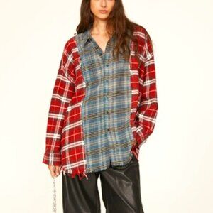 $595 R13 Drop Neck Workshirt S